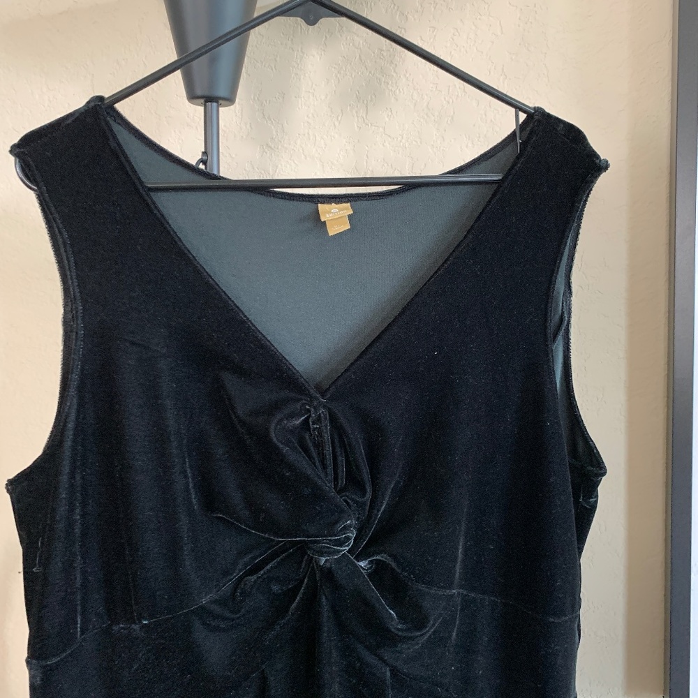 Target Limited Edition Black Velvet Dress Size XL